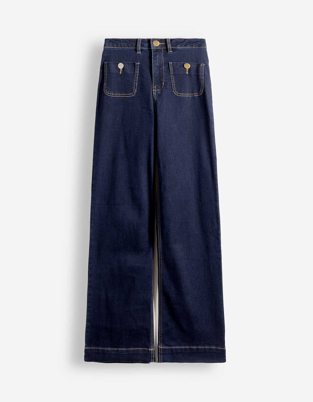 Jeans - Wide Fit - dunkelblau