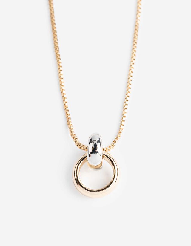 Kette - Anh&auml;nger - goldfarben