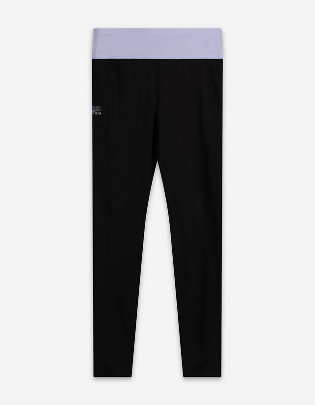 Leggings - einfarbig - schwarz