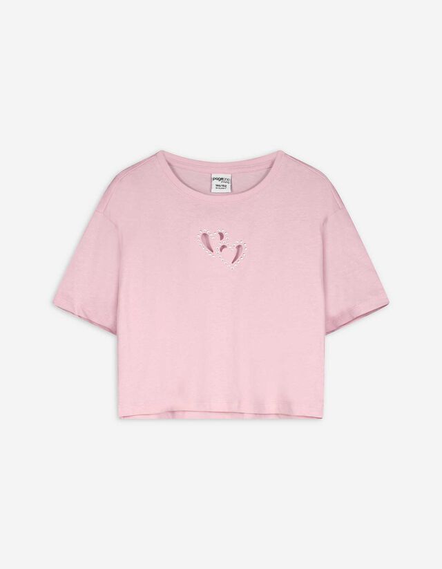 T-Shirt - Cut-Outs - pink