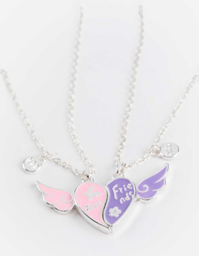 Freunschaftskette - 2er-Pack - silberfarben