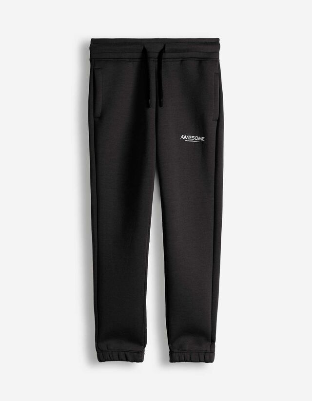 Jogginghose - Scuba - schwarz