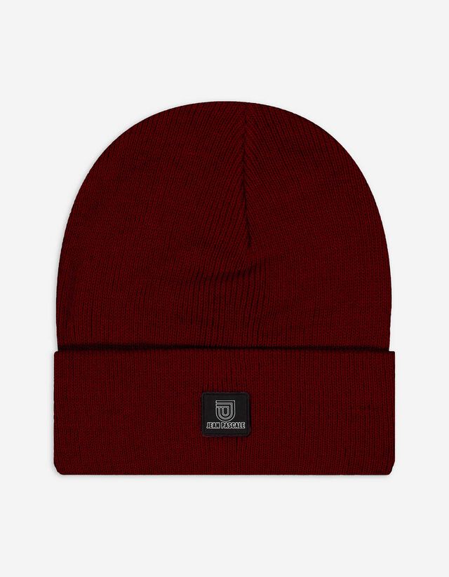 M&uuml;tze - Umschlag - dunkelrot