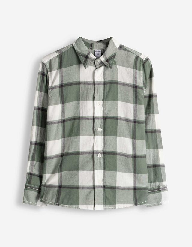 Hemd - Karomuster - wei&szlig;