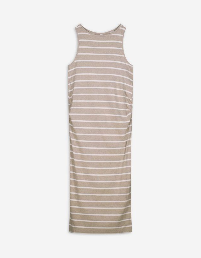 Umstandskleid - einfarbig - beige