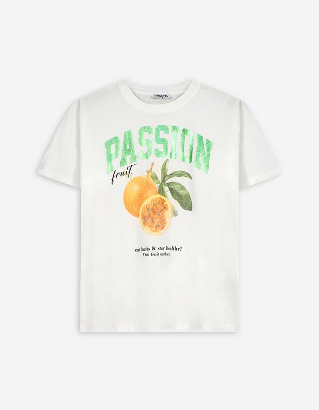 T-Shirt - Obst - wei&szlig;