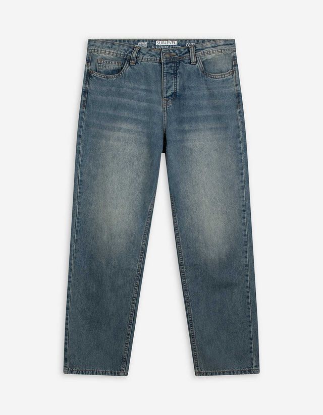 Jeans - Wascheffekte - blau
