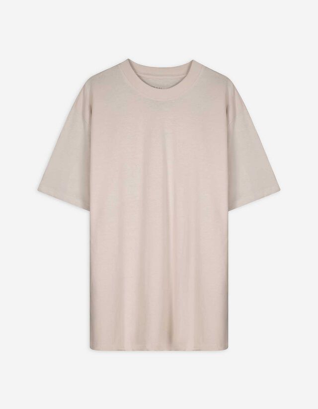 T-Shirt - Oversized Fit - beige