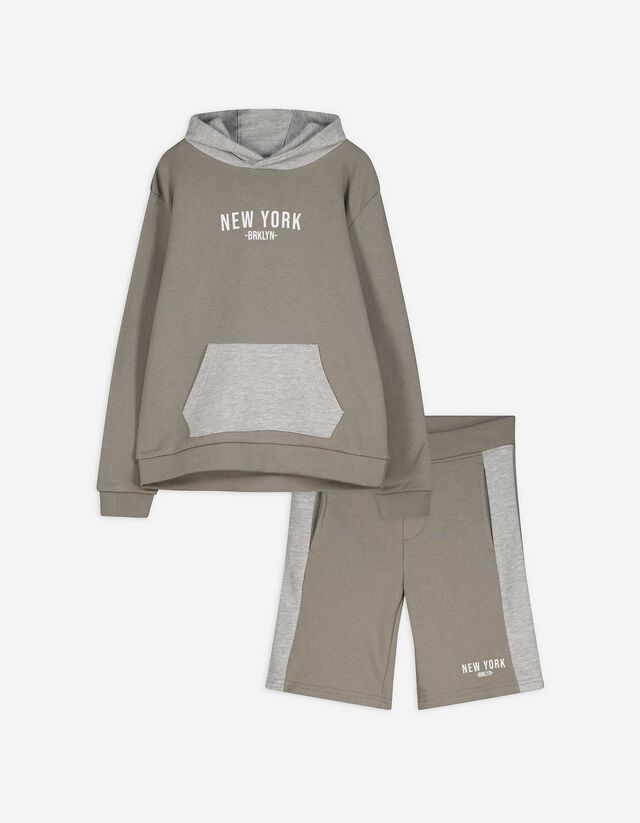 Set aus Sweatshirt und Hose - Sweat - dunkelgr&uuml;n