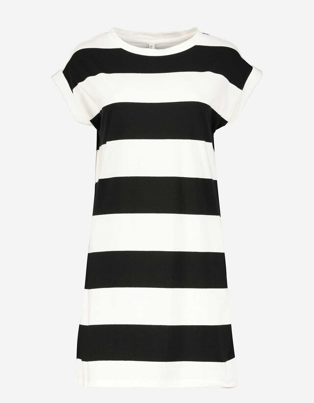 Kleid - gerade geschnitten - schwarz