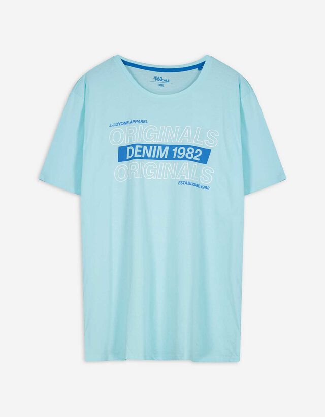 T-Shirt - Print - t&uuml;rkis