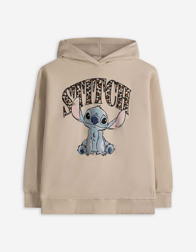 Hoodie - Lilo & Stitch - beige