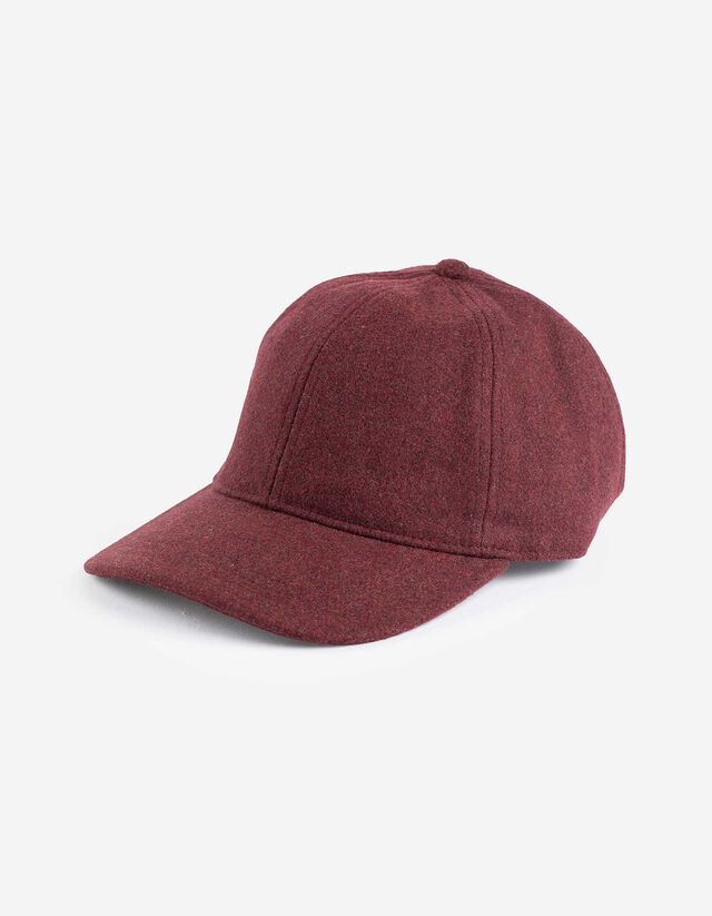 Basecap - einfarbig - dunkellila