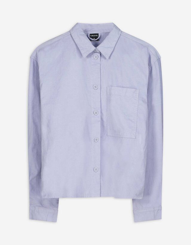 Hemdjacke - Cord - lila