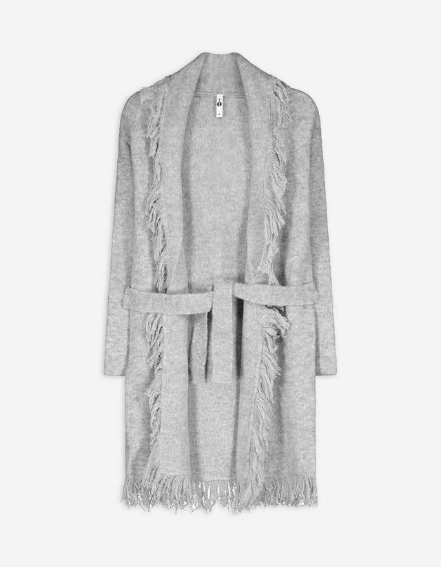 Cardigan - Strick - grau