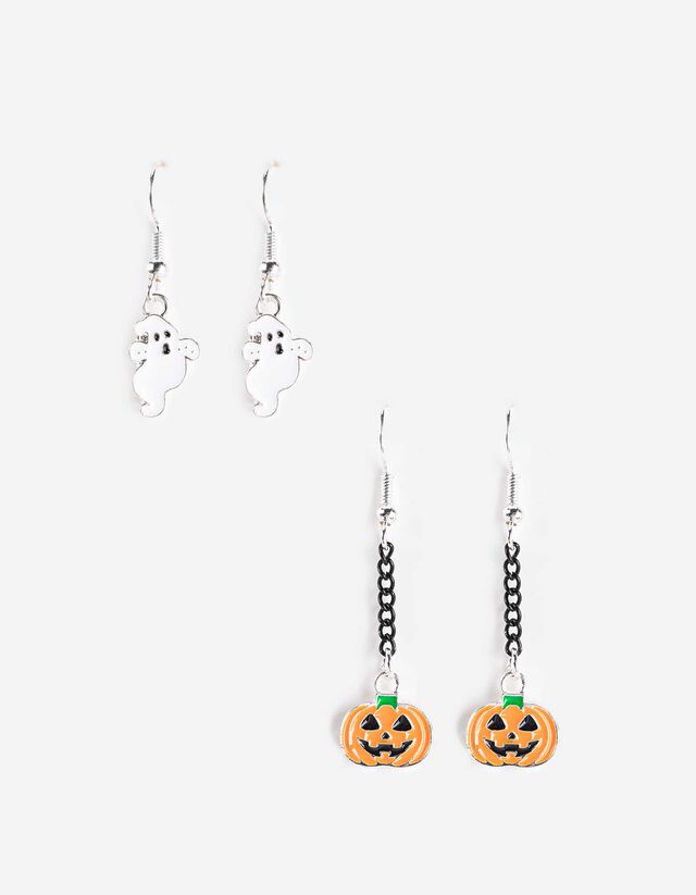 Ohrringe - 2er-Pack - schwarz