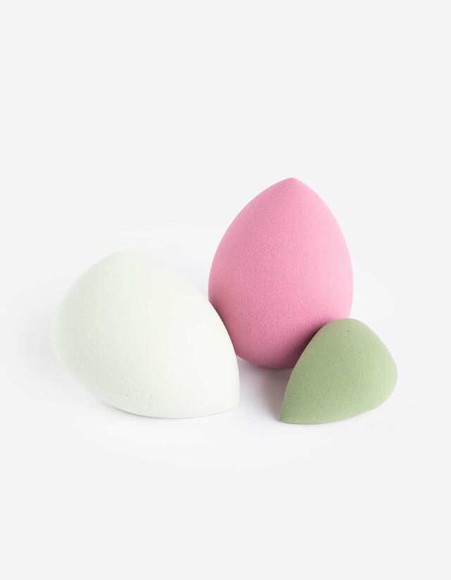 Make-Up-Schwamm - 3er-Pack - hellgr&uuml;n