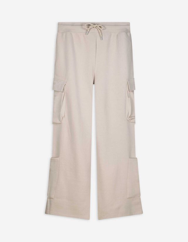 Cargohose - Elastischer Bund - beige