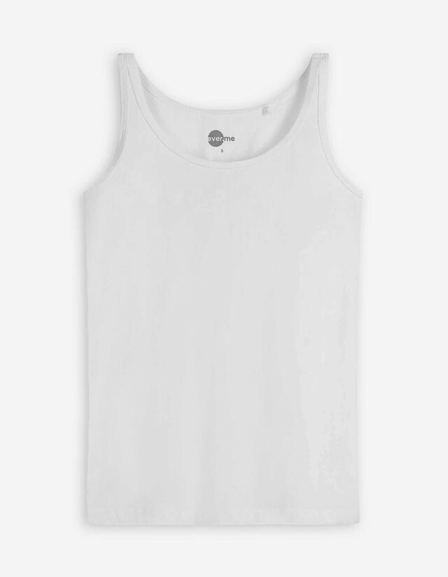 Tanktop - einfarbig - wei&szlig;