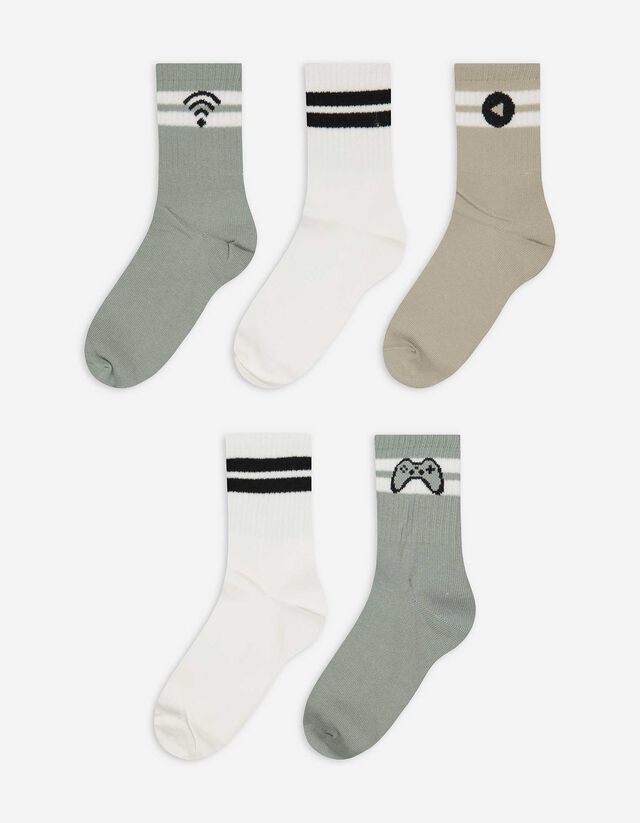 Tennissocken - 5er-Pack