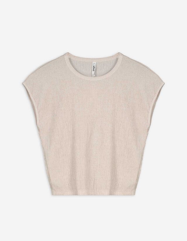 T-Shirt - Loose Fit - beige
