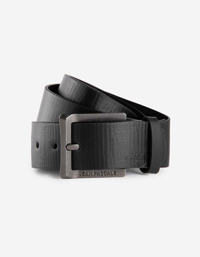 G&uuml;rtel - Lederoptik - schwarz