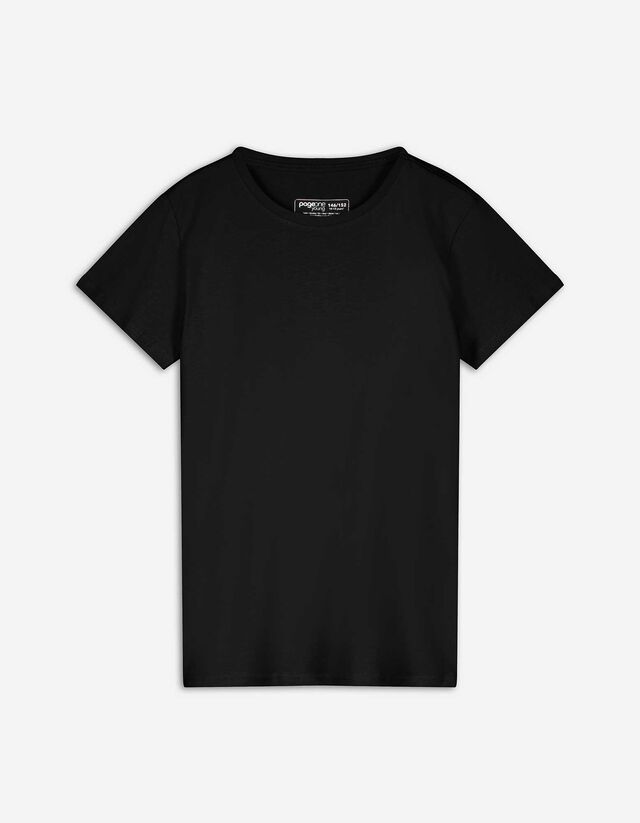 T-Shirt - Baumwolle - schwarz