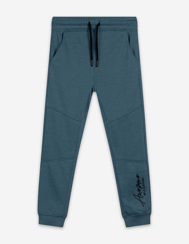 Jogginghose - Print - blau