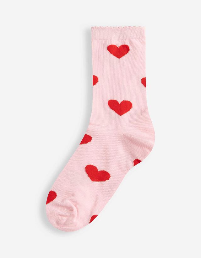Socken - Allover-Muster - rosa
