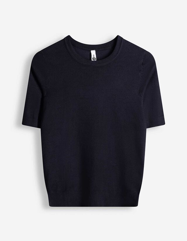 Pullover - Kurze &Auml;rmel - dunkelblau