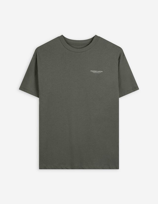 T-Shirt - Oversized Fit - dunkelgr&uuml;n