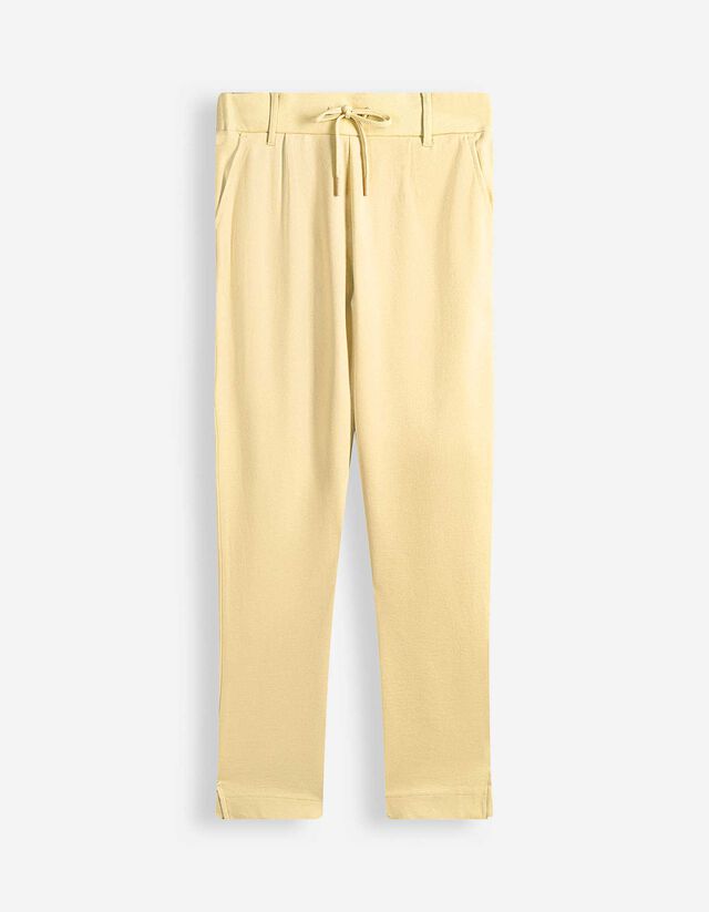 Hose - Regular Fit - hellgelb