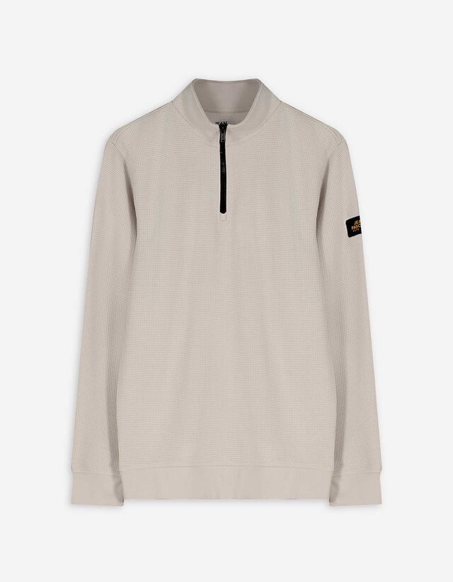 Troyer - Stehkragen - beige