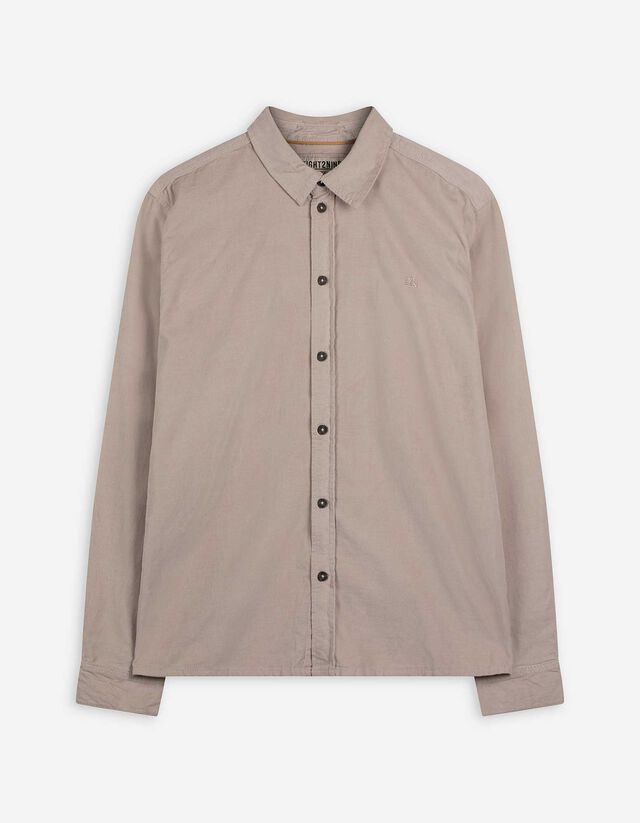 Hemd - Cord - beige
