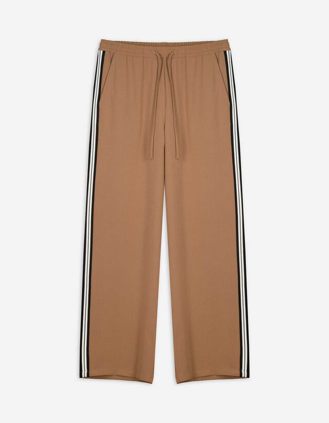Hose - Wide Fit - hellbraun