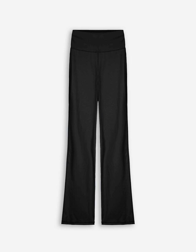 Leggings - Flared Fit - schwarz
