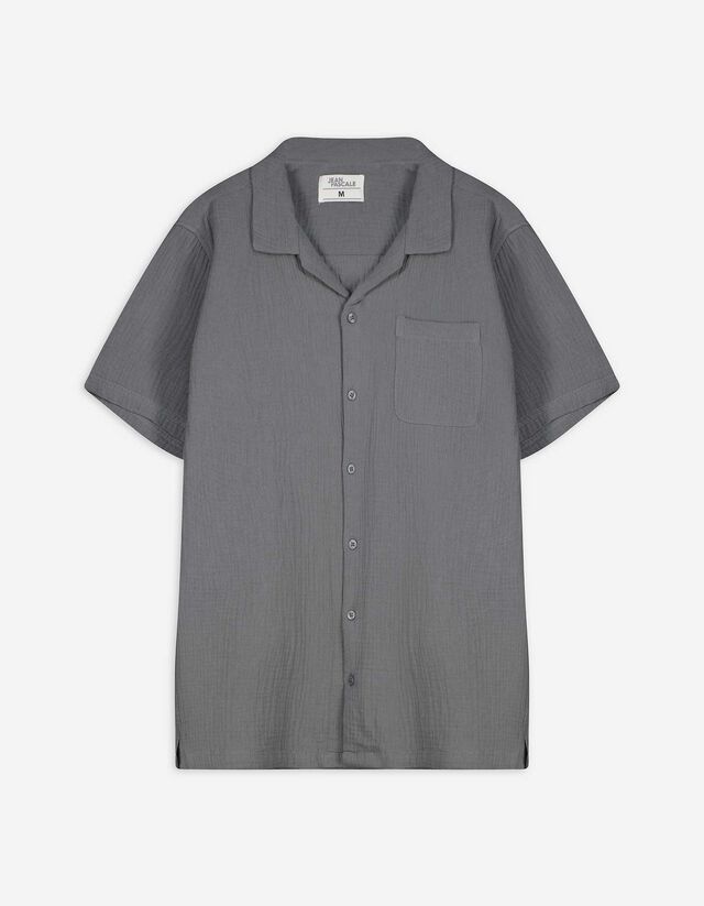 Hemd - Musselin - dunkelgr&uuml;n