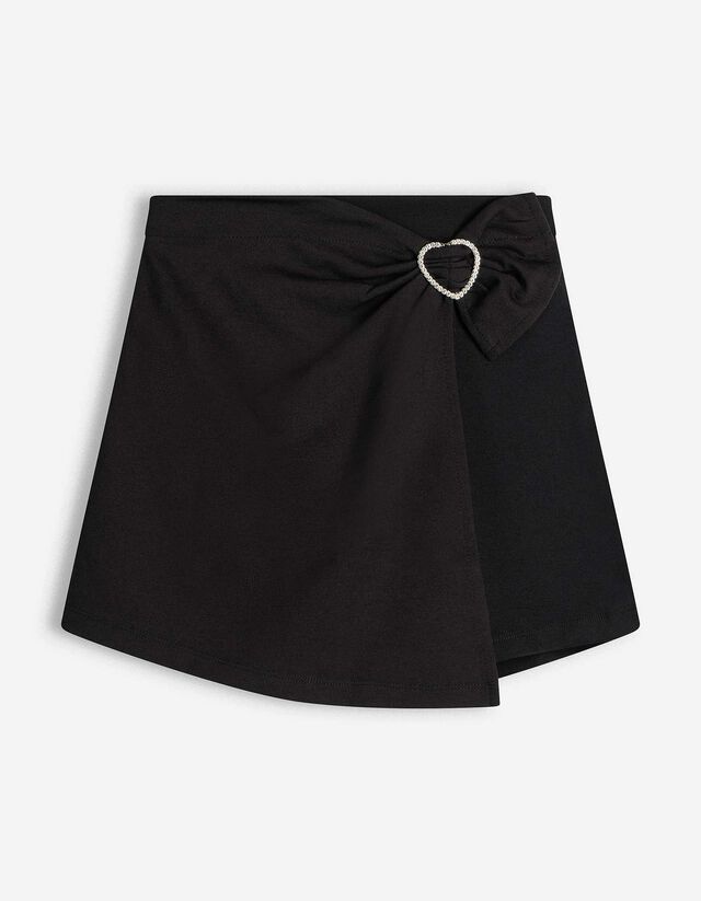 Skort - einfarbig - schwarz