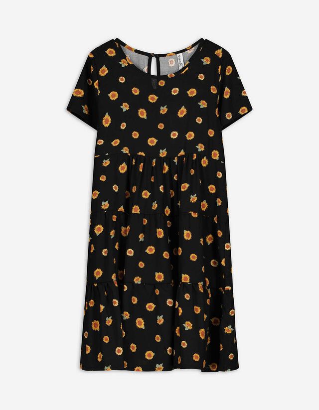 Kleid - Soft-Touch - schwarz