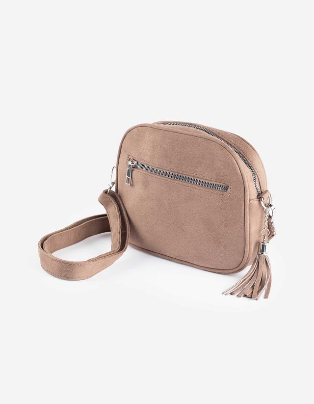 Clutch - Lederoptik - braun