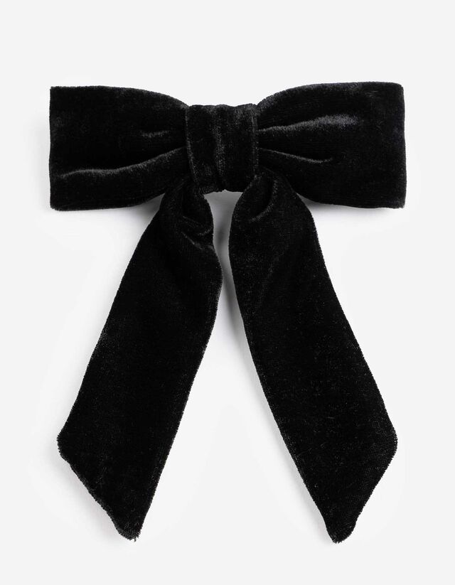 Haarklammer - Schleifen - schwarz