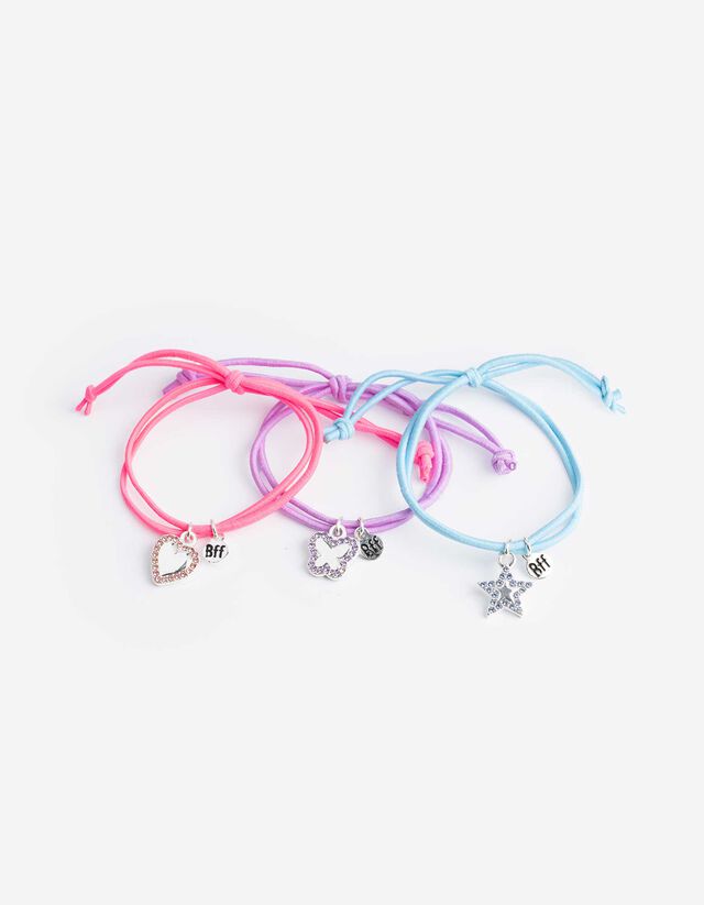 Armband - 3er-Pack - silberfarben