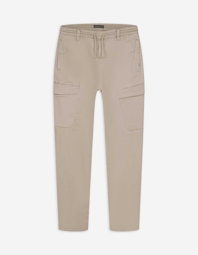 Cargohose - G&uuml;rtelschlaufen - beige