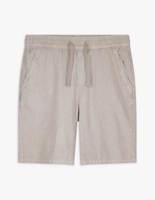 Shorts - Baumwolle - beige