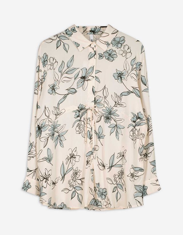 Hemdbluse - Umstandsmode - wei&szlig;