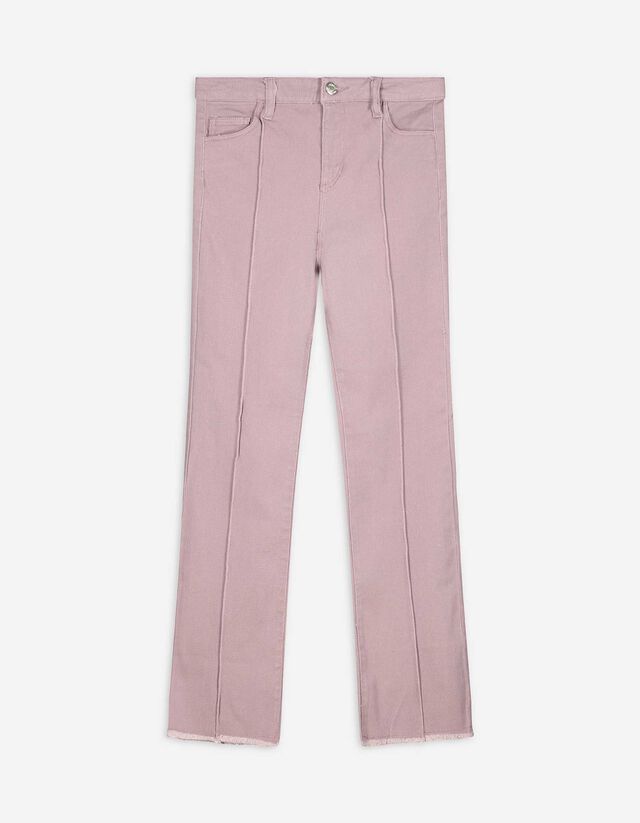 Hose - einfarbig - dunkellila