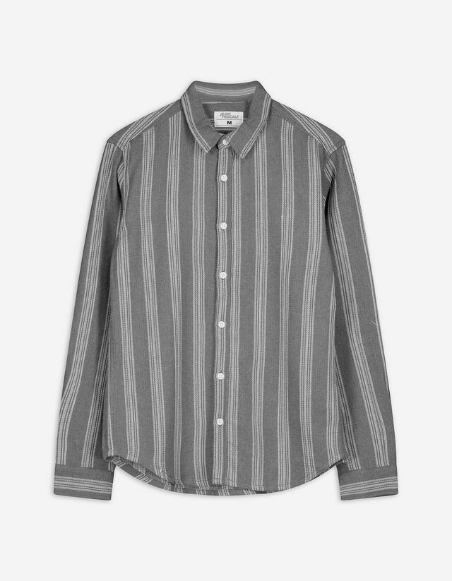 Hemd - Streifen - dunkelgr&uuml;n