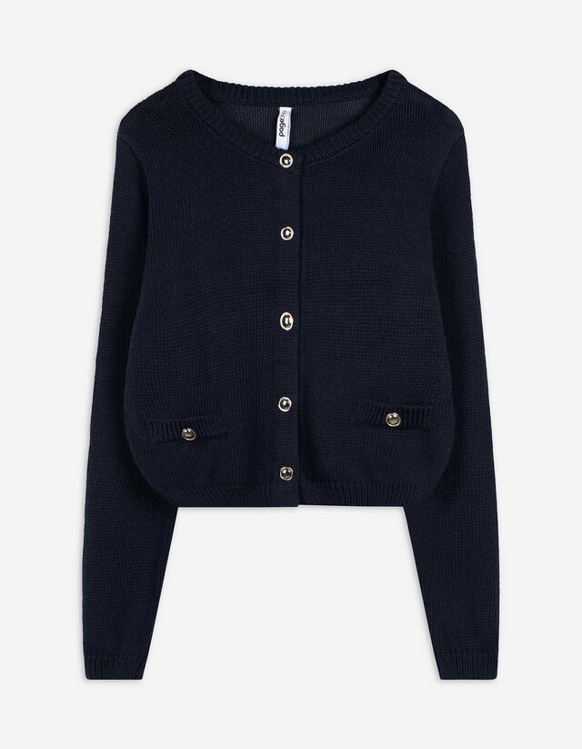 Cardigan - Knopfleiste - dunkelblau