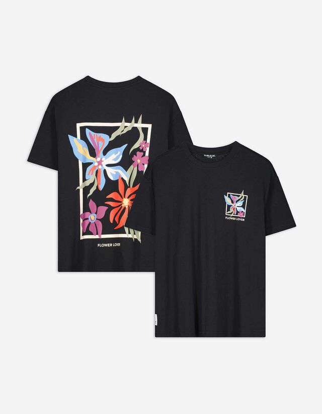 T-Shirt - Print - schwarz