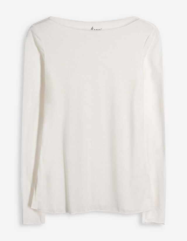 Unterhemd - Viskose-Mix - wei&szlig;